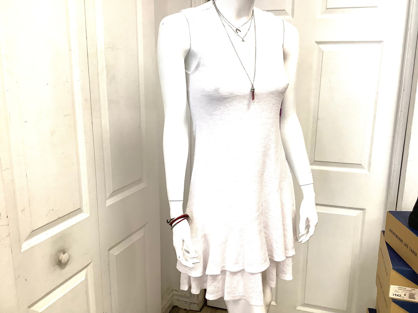 Robe Sahara - Blanc - Yul Voy  - Luc Fontaine