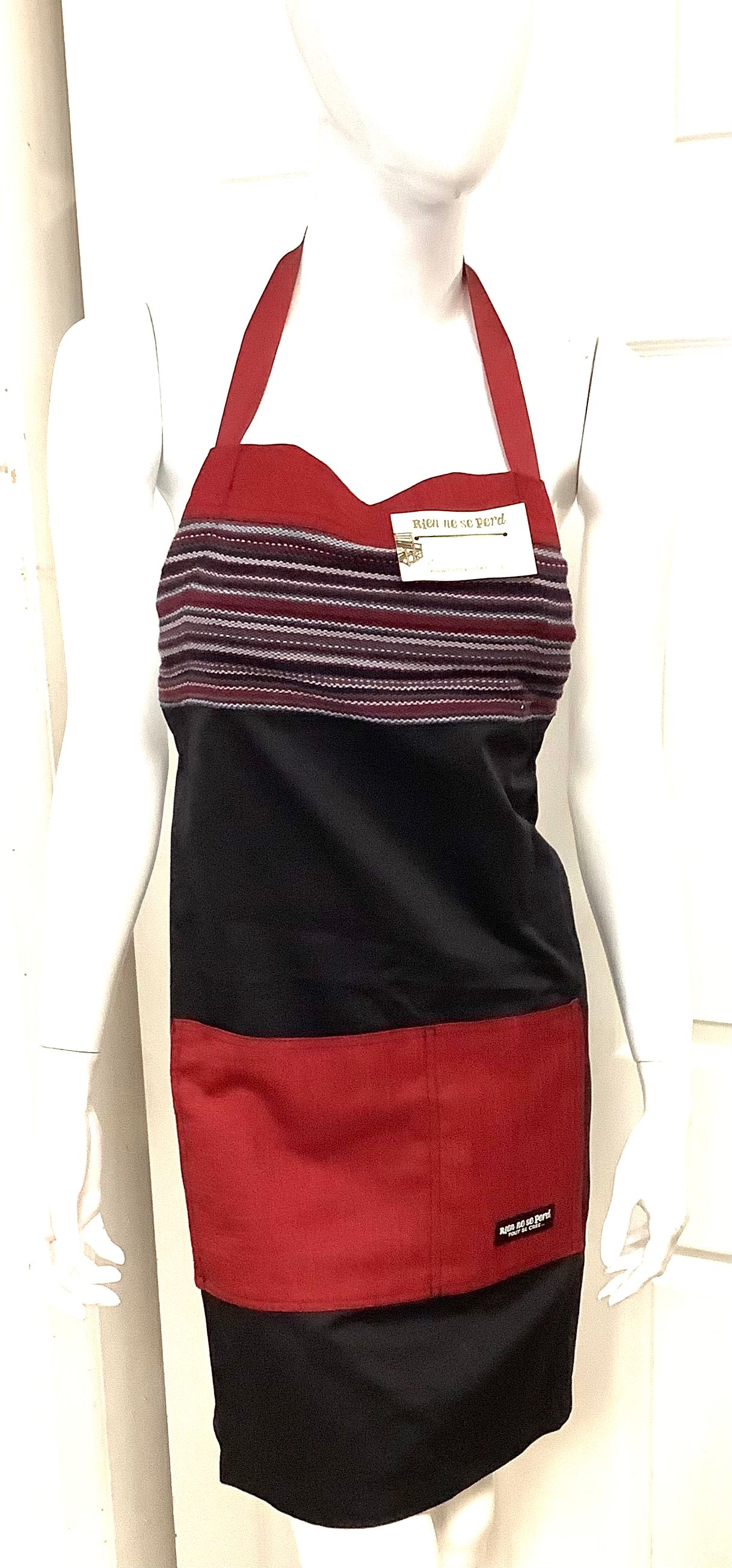 Tablier Cuistot - Rouge - Rien ne se perd