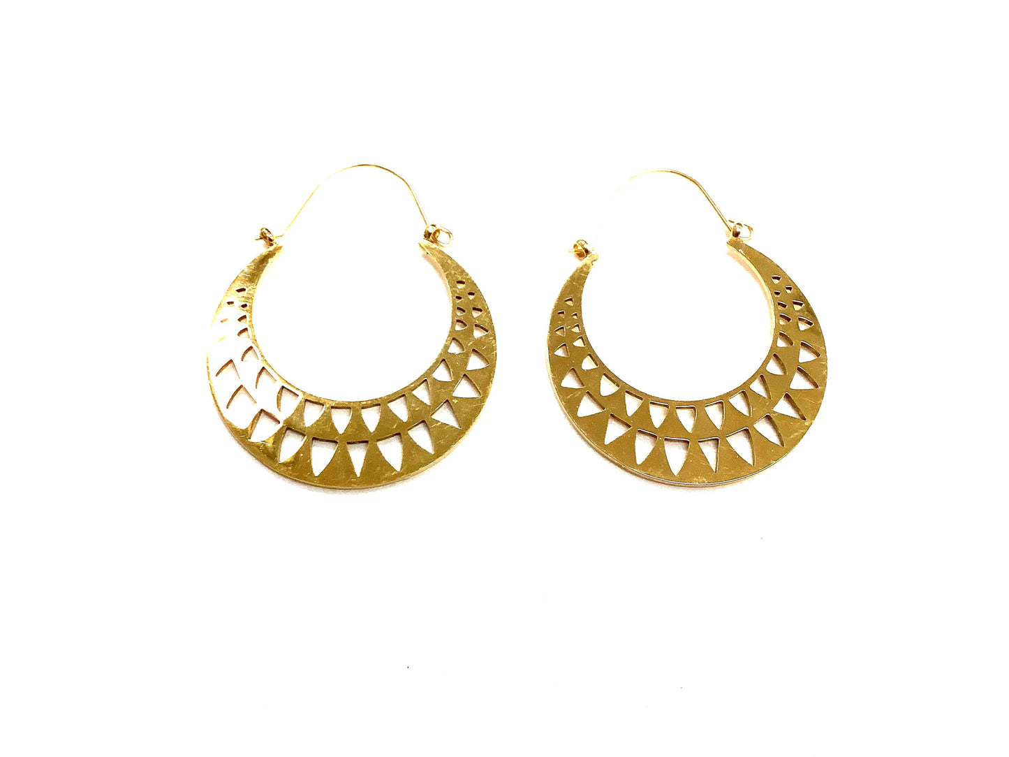 Boucles d'oreilles Aztèque Or - Création Fish