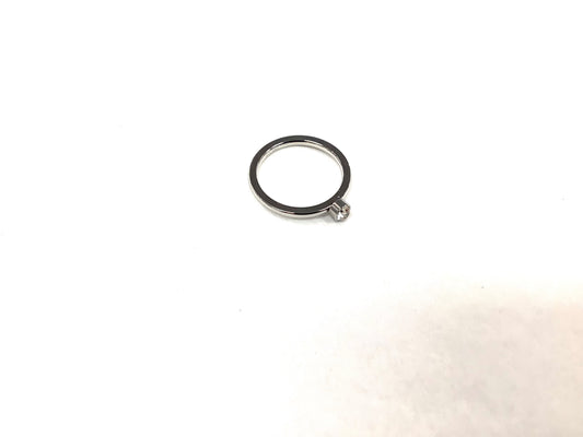 Light Ring - Silver - Red Stainless Steel