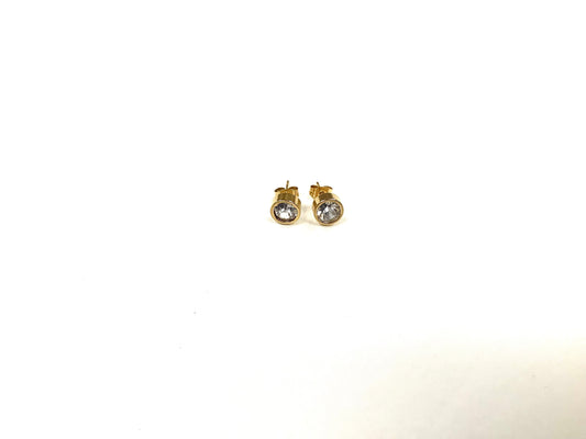 Boucles d’oreilles Pierre du Rhin - Rouge Inox