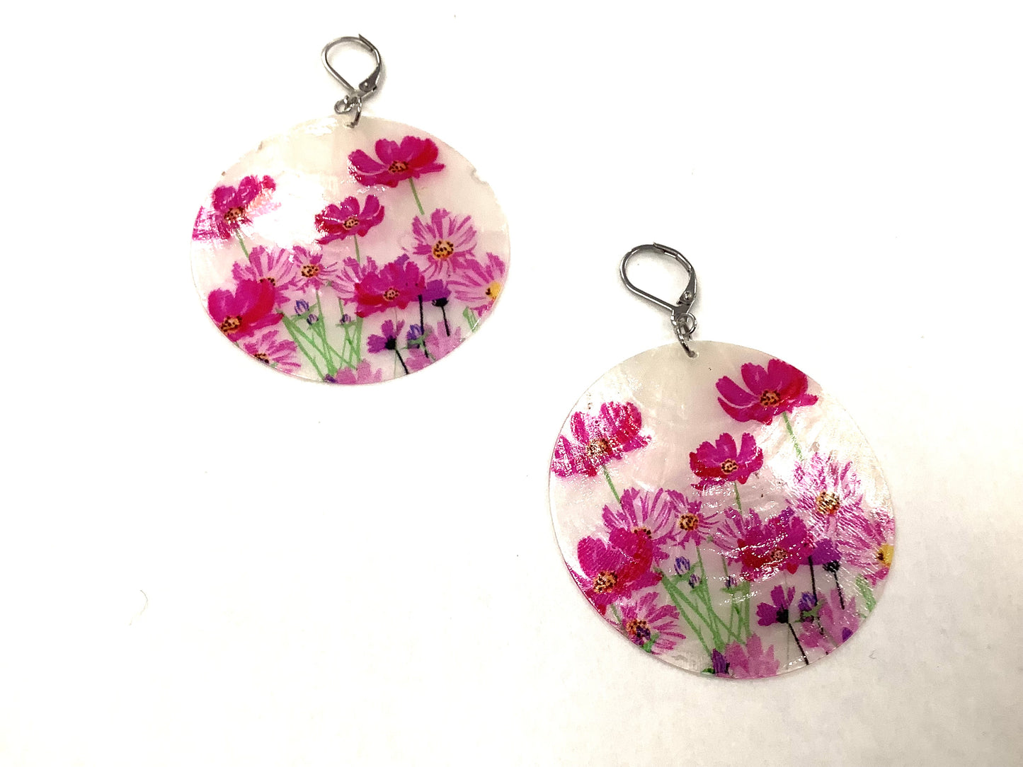 Boucles d'oreilles Coquillage RA02 - Jardin - Rouge Aventure
