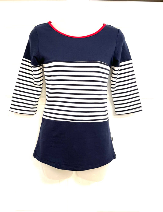 Chandail Eva Marine et Rouge - MarieC