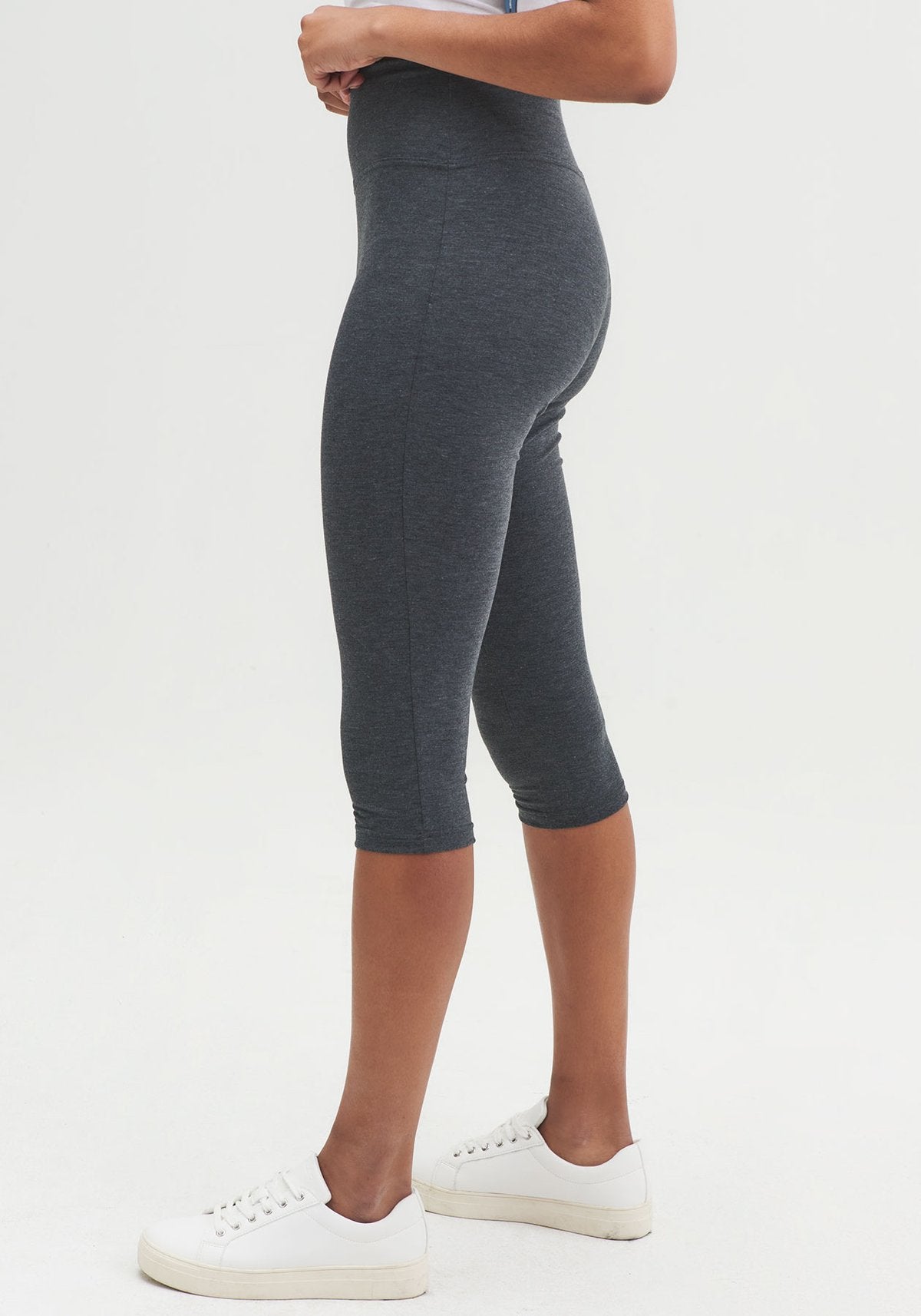 Legging 3/4 Ivory Gris Chiné- Message Factory