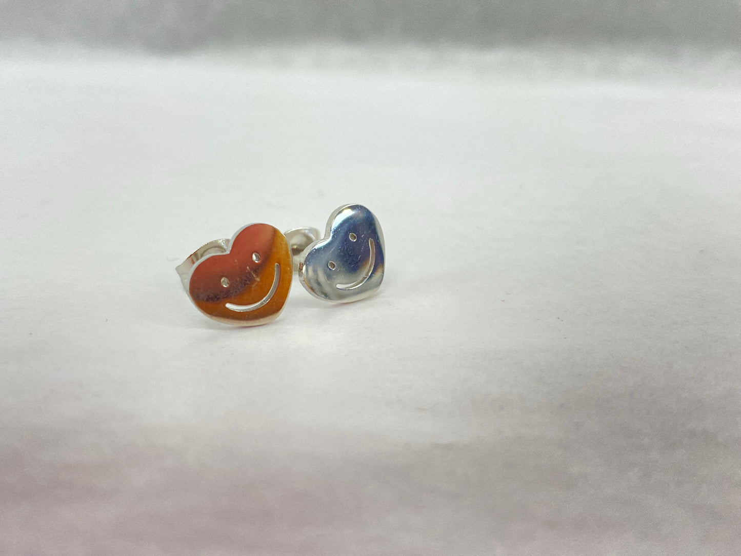 BO Coeur Sourire Inox - Rouge Inox