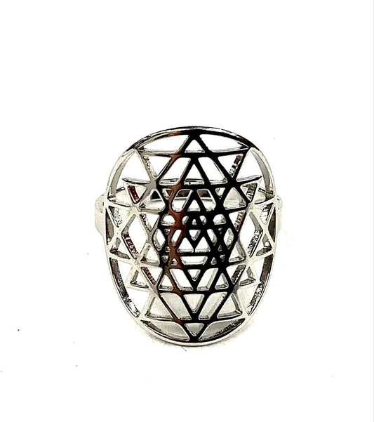 Bague - Sri Yentra - Argent - Création Fish