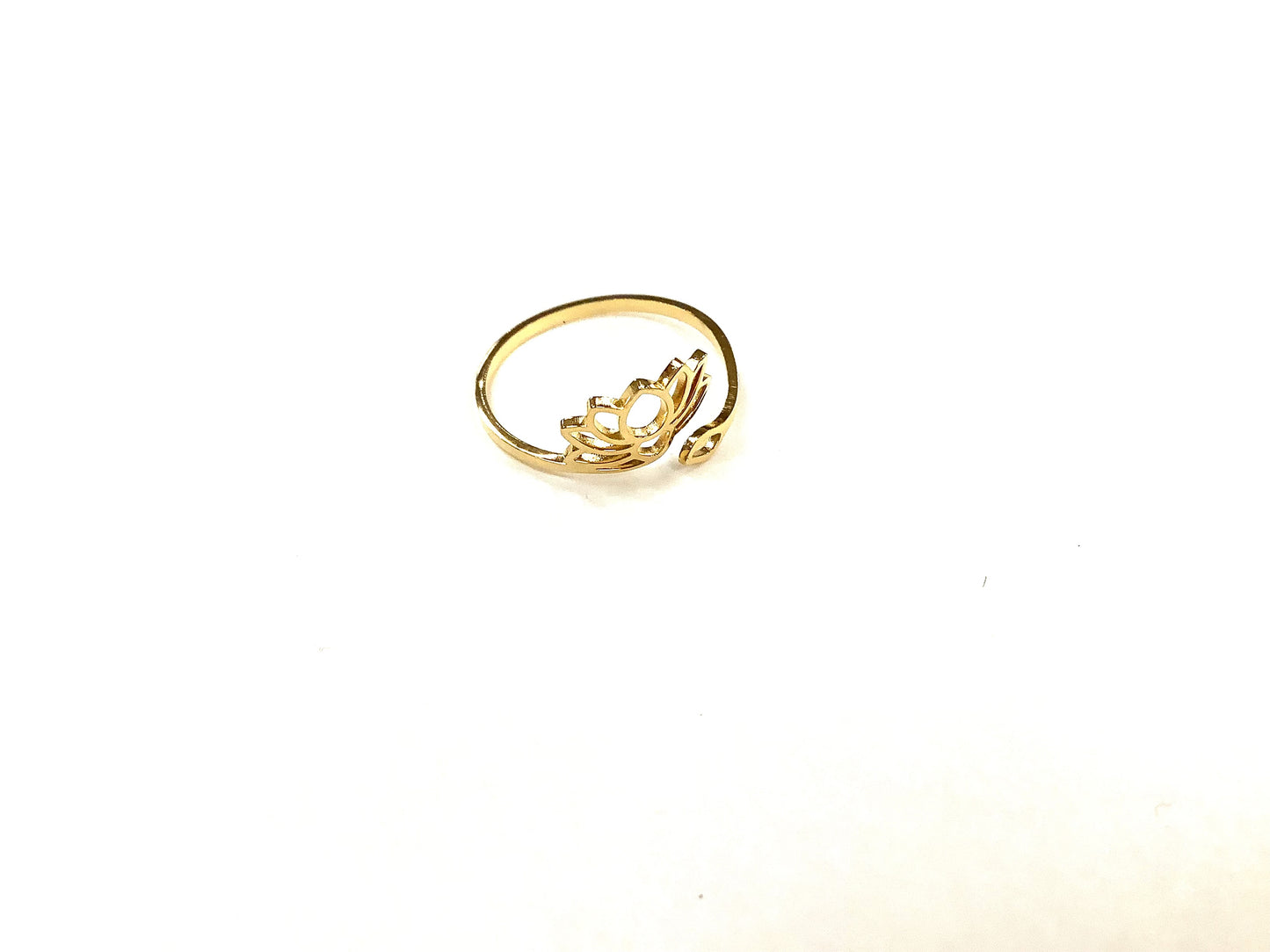 Bague - Lotus - OR - Création Fish