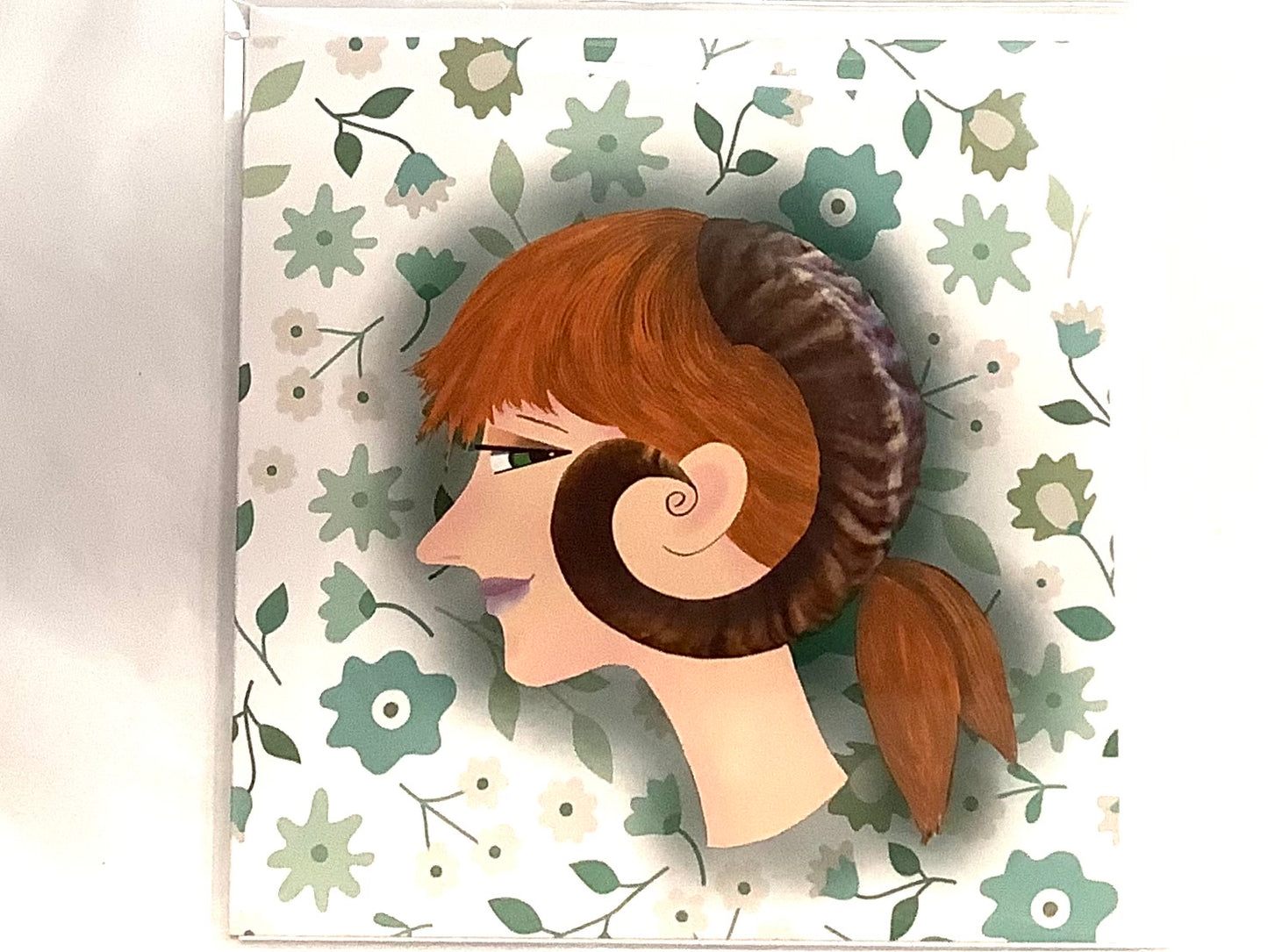 Carte Bélier - Créations Anne Langlois