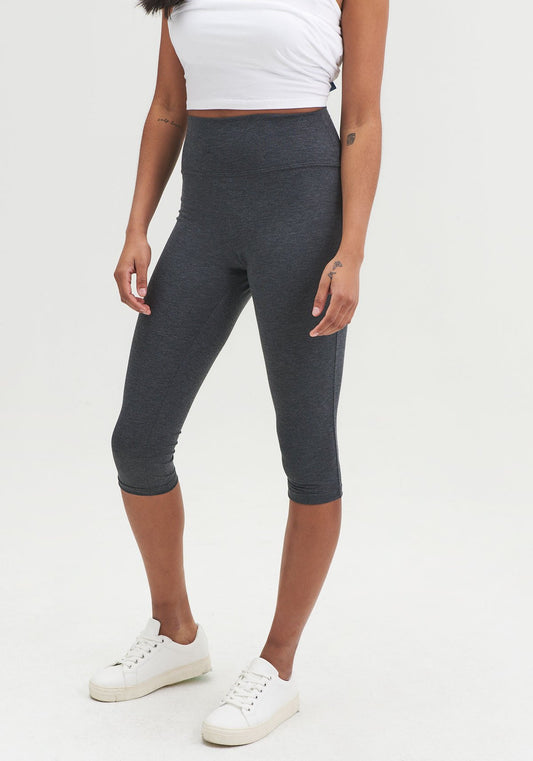 Legging 3/4 Ivory Gris Chiné- Message Factory