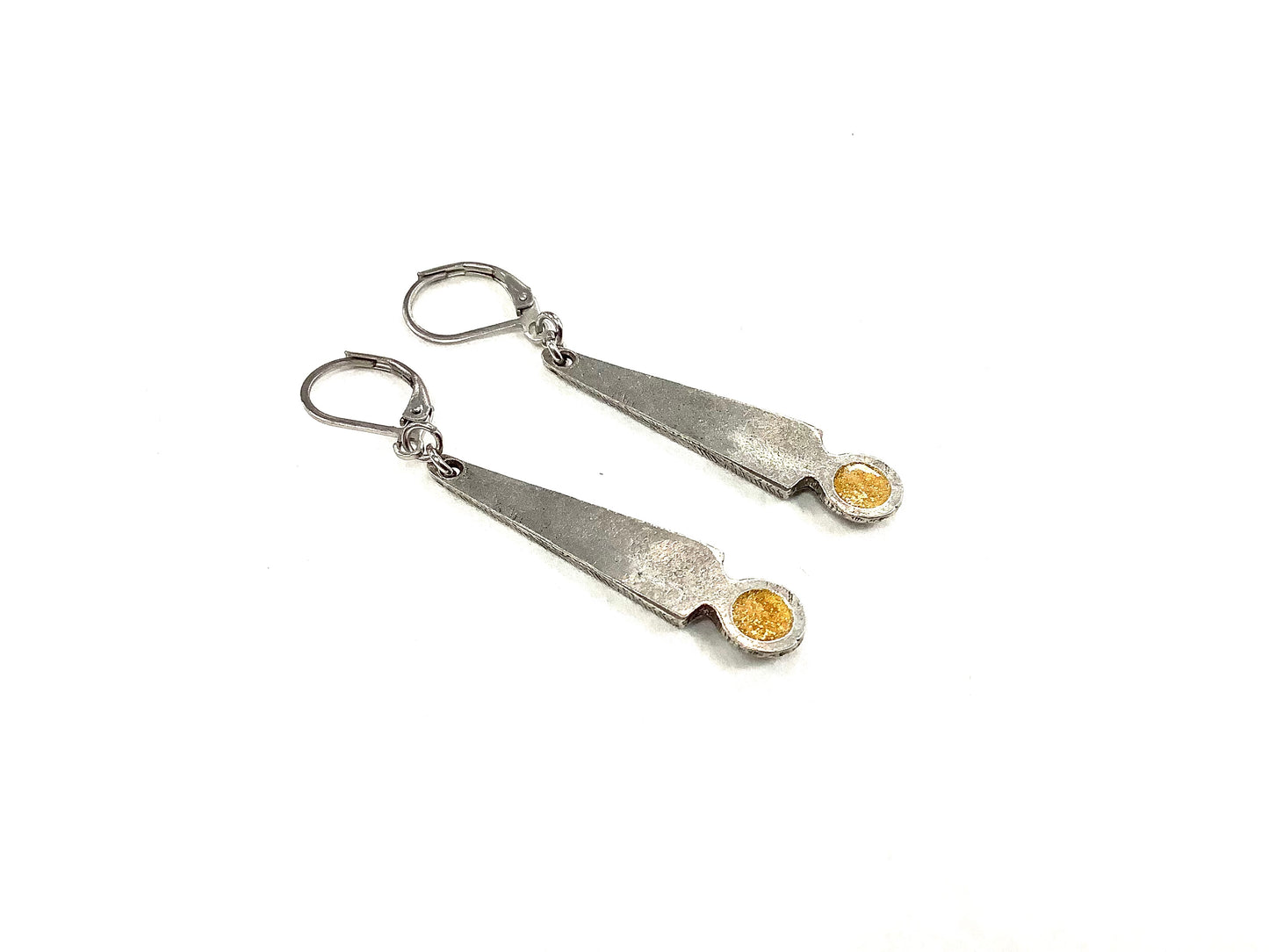 Suspendues à l'oreille Exclamation Naturel - Rouge Bijoux