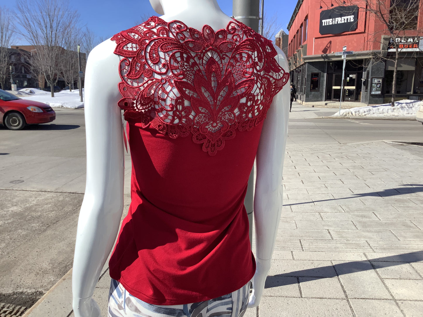 Camisole Teri 5501 - rouge - Arianne