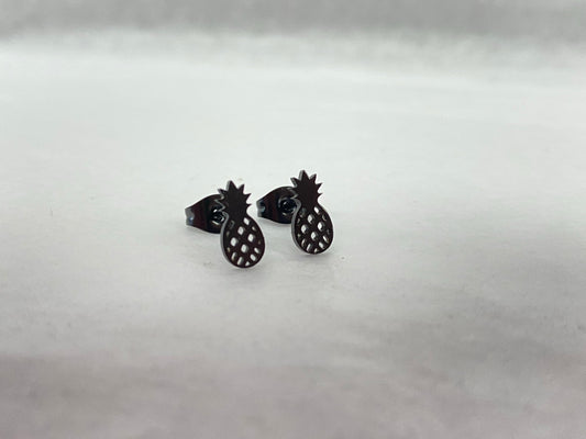 BO Petit Ananas Inox Noir - Rouge Inox