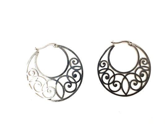 Boucles d'oreilles Jardin Spiralé - Création Fish