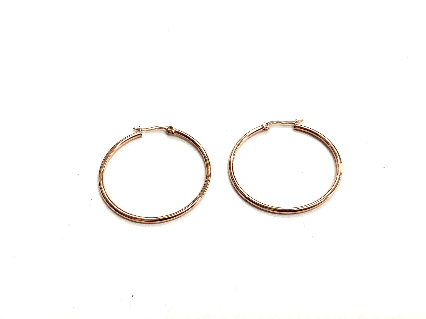 Rings 5 ​​cm Rose Gold - Red Stainless Steel