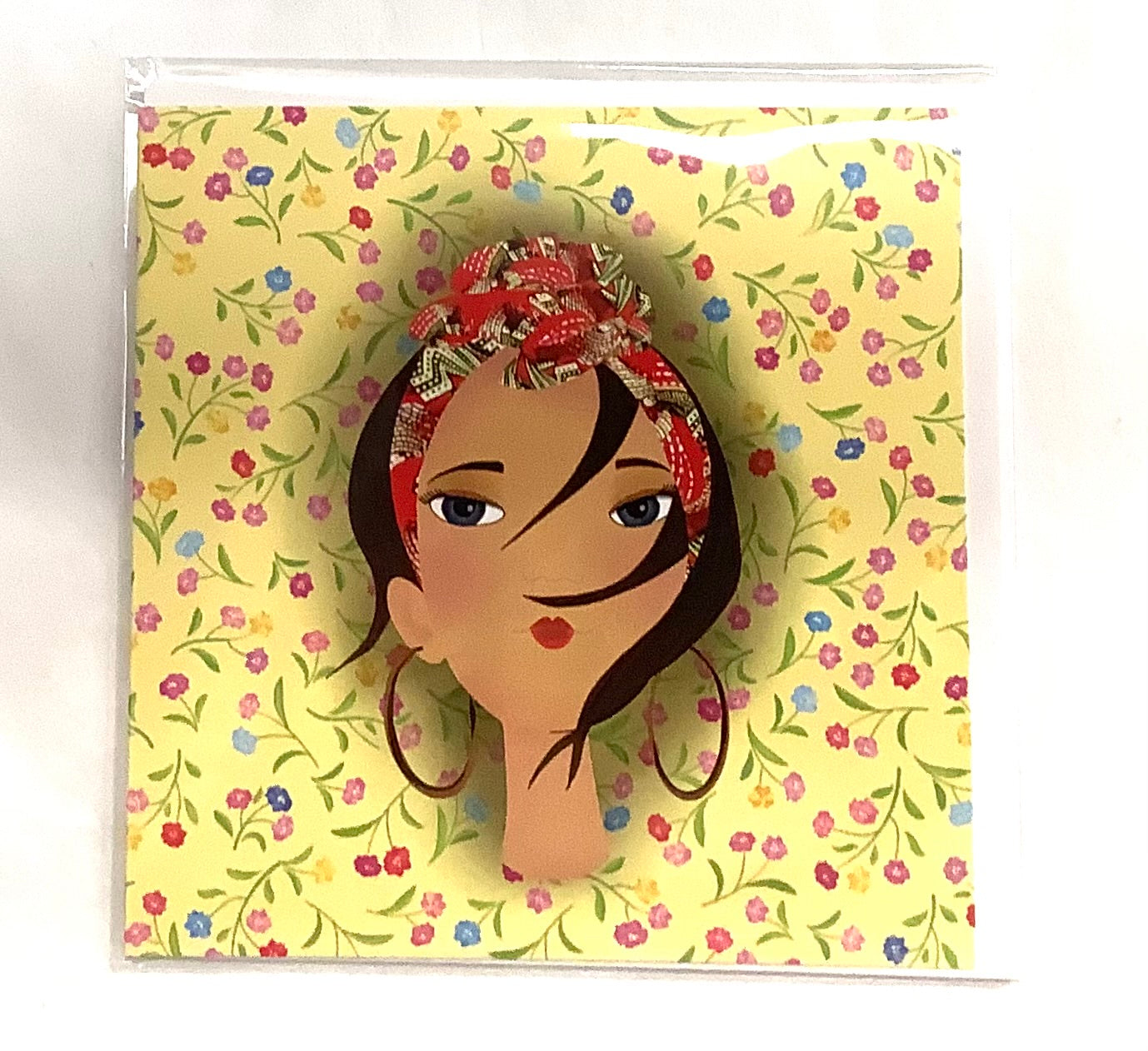 Carte Lion - Créations Anne Langlois