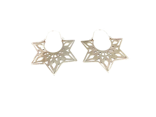 Boucles d'oreilles Étoile Argent - Création Fish