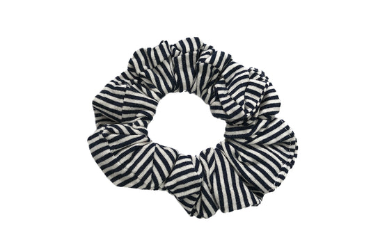 Scrunchie rayé noir et blanc - Baluchon
