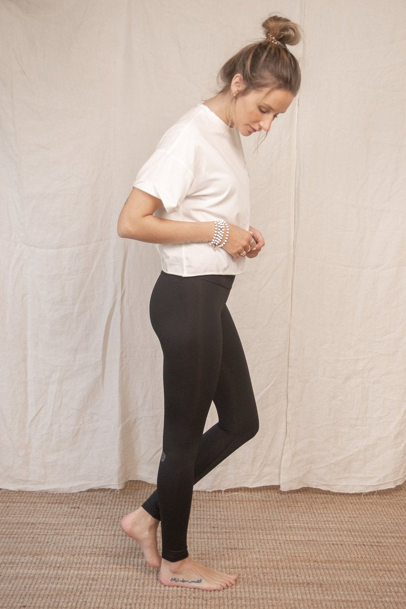 Legging Divin Taille Haute Éclipse Totale - Rose Buddha