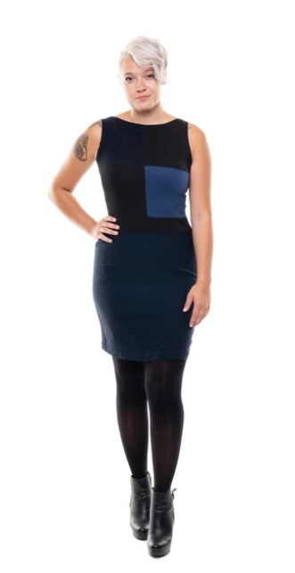 Robe Madame bleu - Ann Design