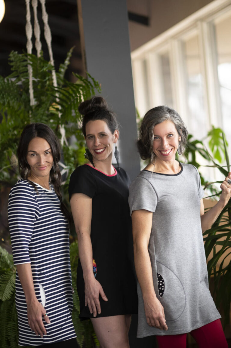 Marino dress - Ivory and navy - MarieC