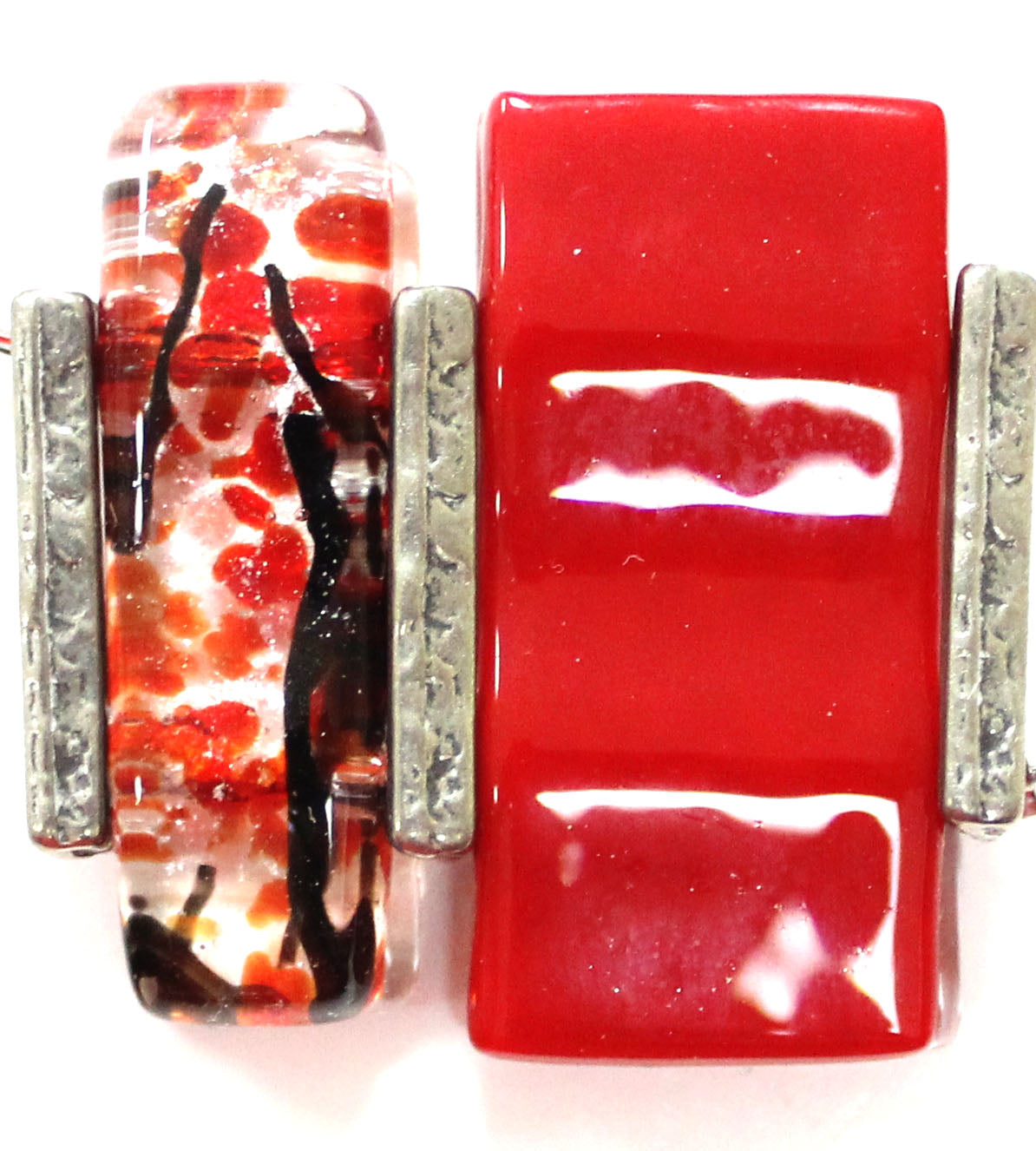 Collier pendentif double section - Créart