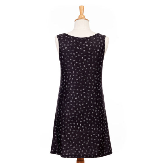 Emma Dress - Black Patchwork - Nothing Gets Lost 