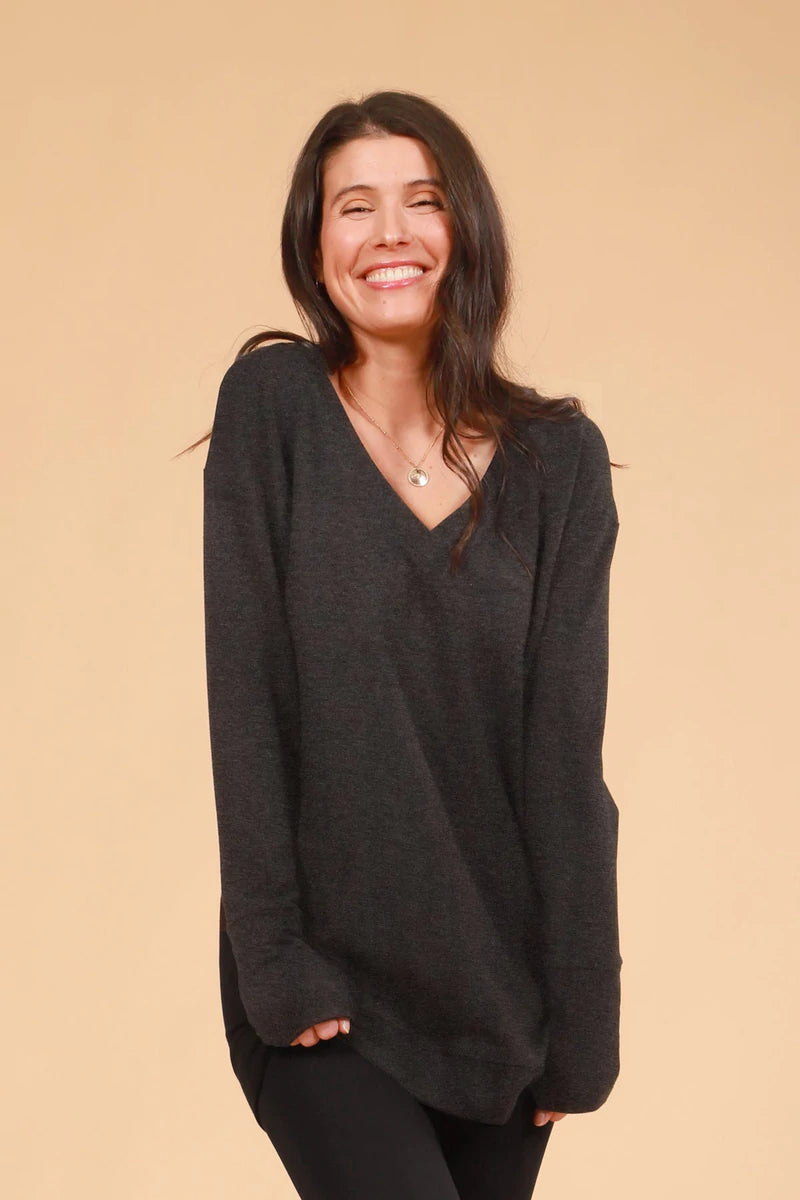 Robe Tofino Météorite (charcaol) - Rose Buddha